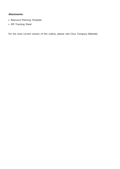 Free Departmental Goals Outline HR Template to Edit Online
