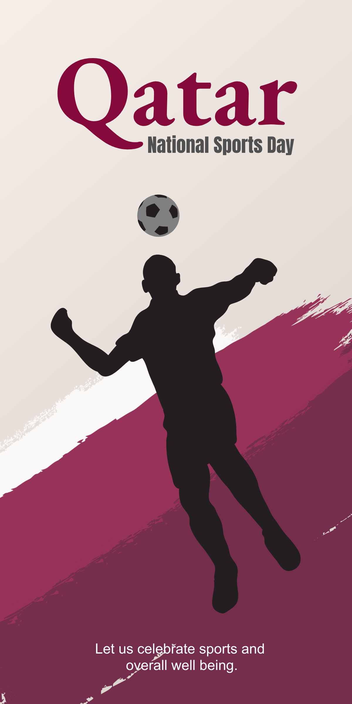  Qatar National Sports Day Ad Banner Template