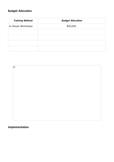 Free Training Needs Assessment HR Template to Edit Online