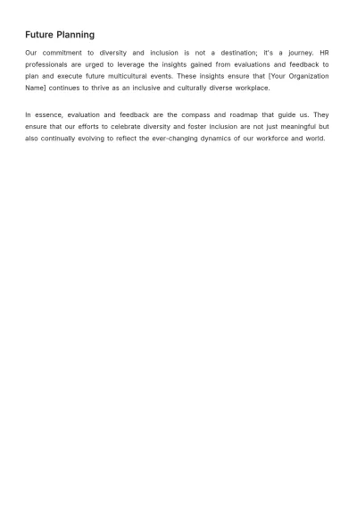 Free Multicultural Calendar and Event Planning HR Template to Edit Online