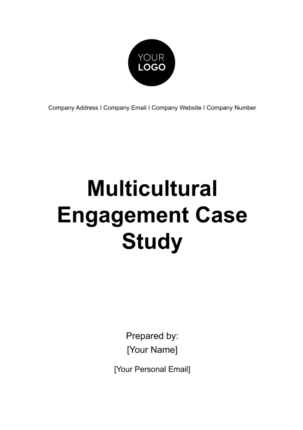 Multicultural Engagement Case Study HR Template - Edit Online & Download