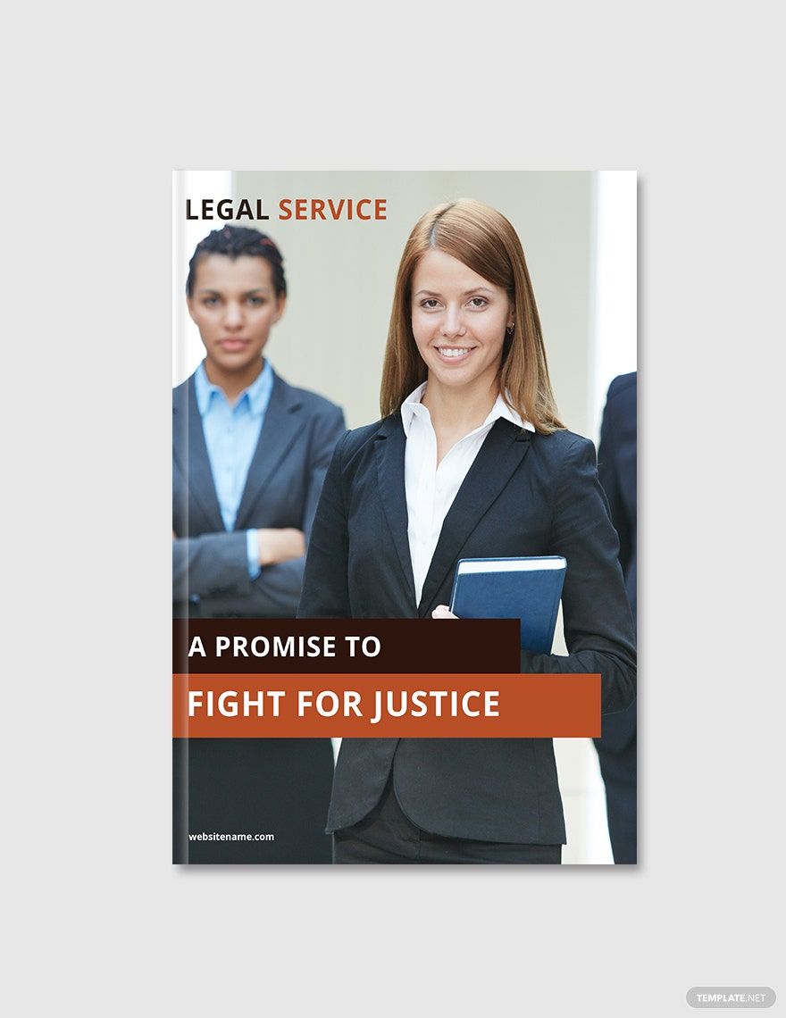 Legal Services ebook Cover Page Template