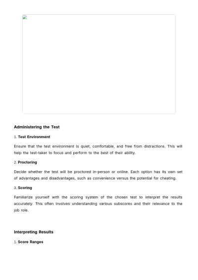 Free Language Proficiency Test Guide HR Template to Edit Online