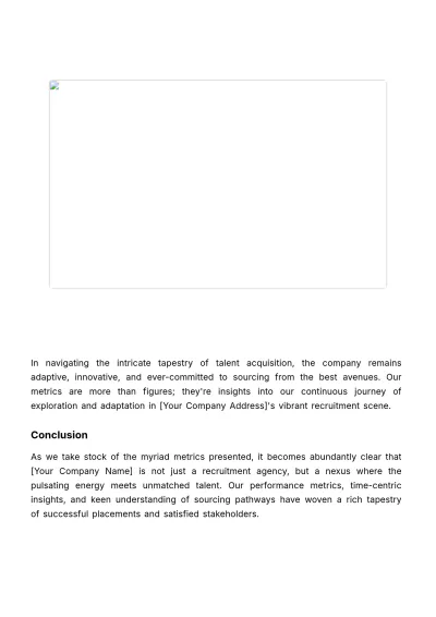 Free Recruitment Metrics Journal HR Template to Edit Online