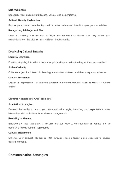 Free Cross-Cultural Communication Manual HR Template to Edit Online