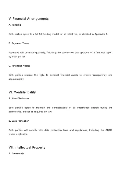 Free Diversity External Partnership Agreement HR Template to Edit Online