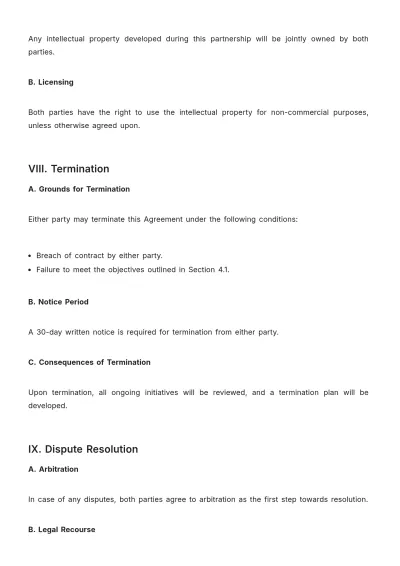 Free Diversity External Partnership Agreement HR Template to Edit Online