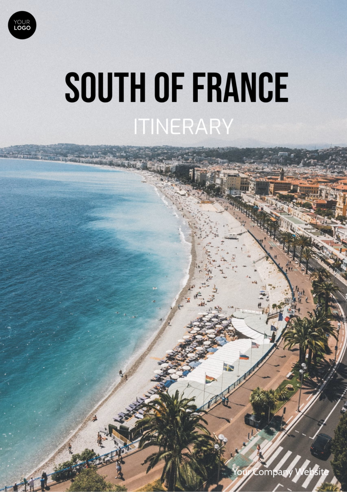 South Of France Itinerary Template - Edit Online & Download