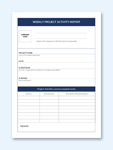 Free Project Report Template in Adobe Illustrator | Template.net