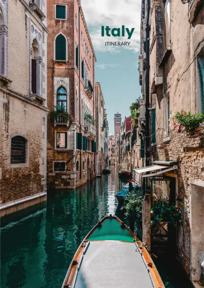 Free Italy Itinerary Template to Edit Online