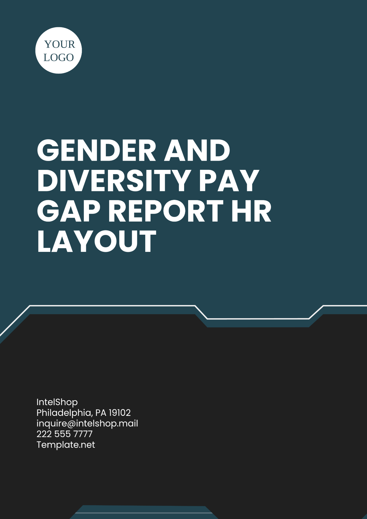 Gender and Diversity Pay Gap Report HR Layout Template - Edit Online & Download