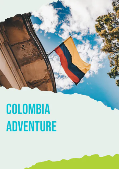 Free Colombia Itinerary Template to Edit Online