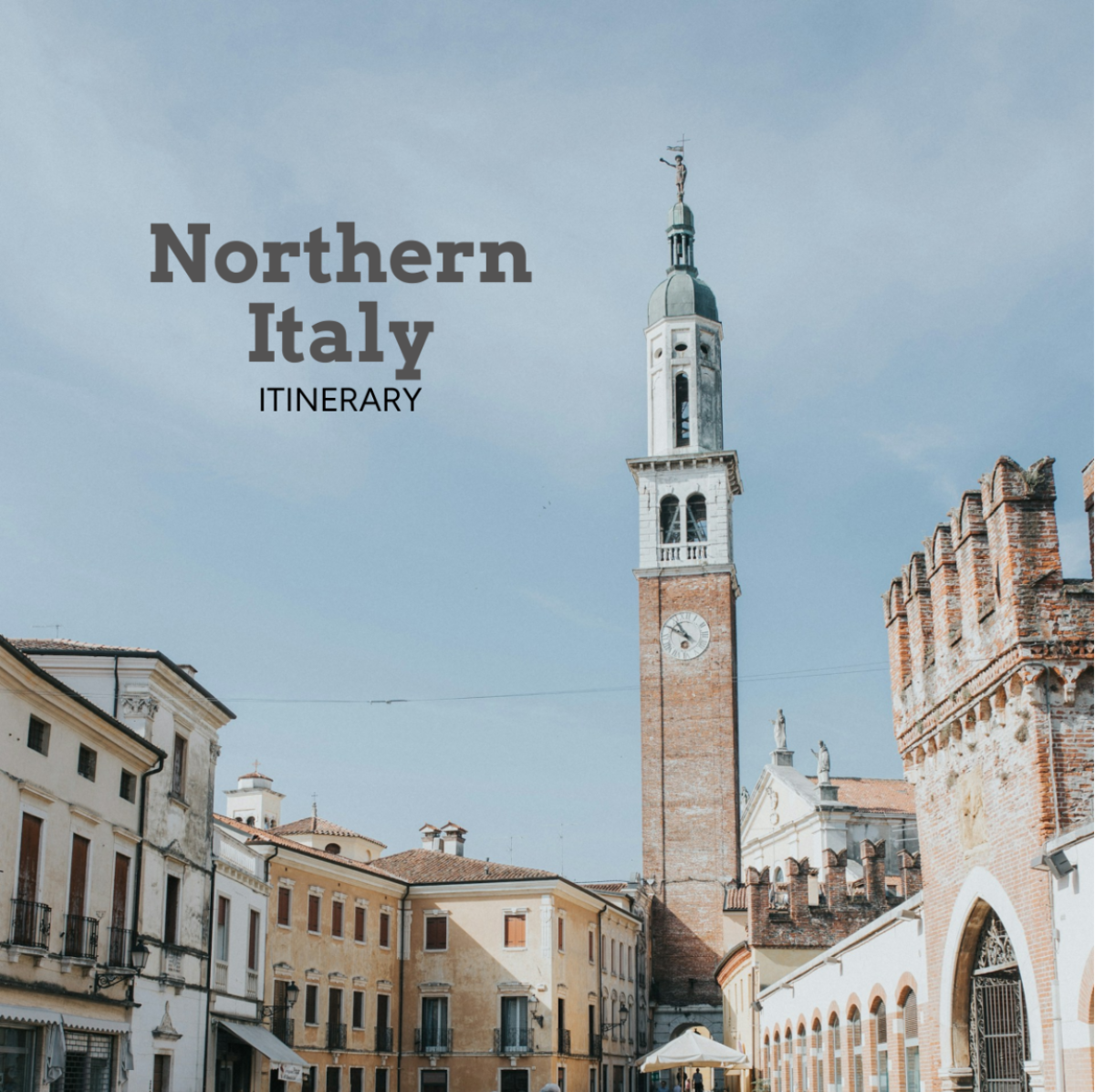 Northern Italy Itinerary Template