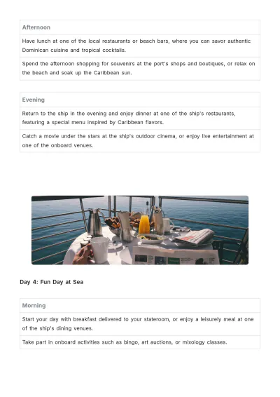 Free Carnival Mardi Gras Itinerary Template to Edit Online