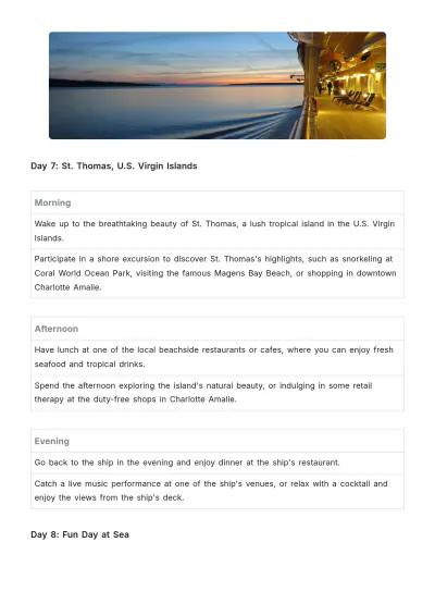 Free Carnival Mardi Gras Itinerary Template to Edit Online