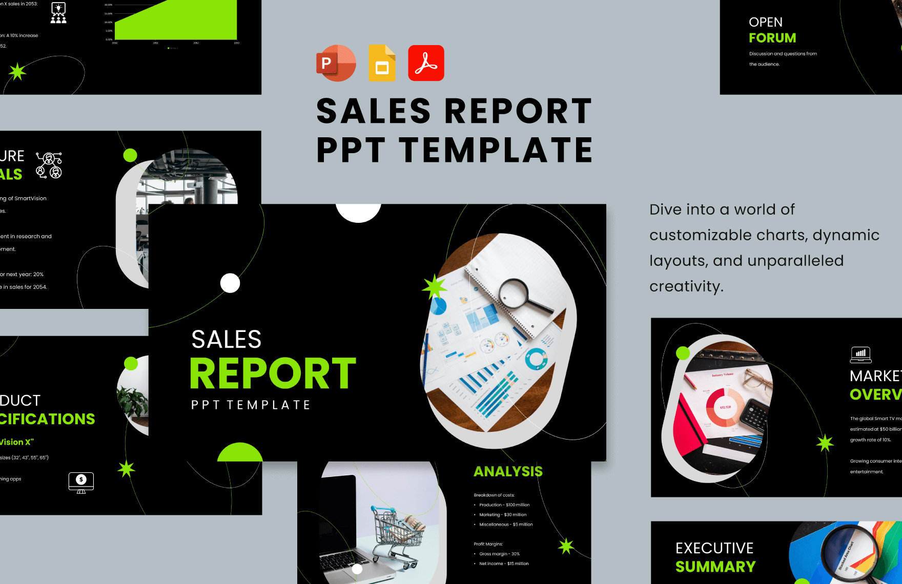 Sales Report PPT Template