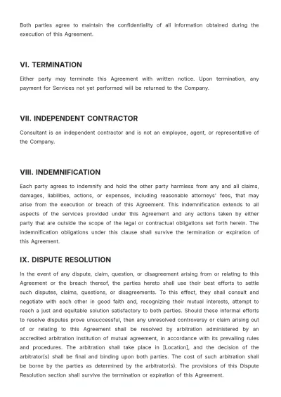 Free Marketing Strategy Agreement Template to Edit Online
