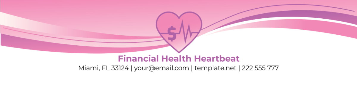 Financial Health Heartbeat Header