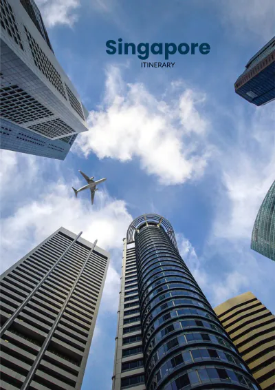 Free Singapore Itinerary Template to Edit Online
