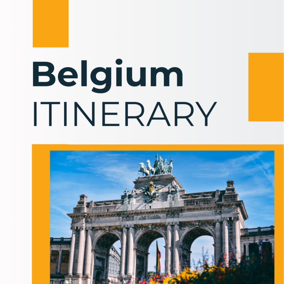 Belgium Itinerary Template