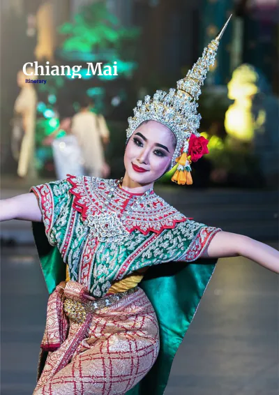 Free Chiang Mai Itinerary Template to Edit Online