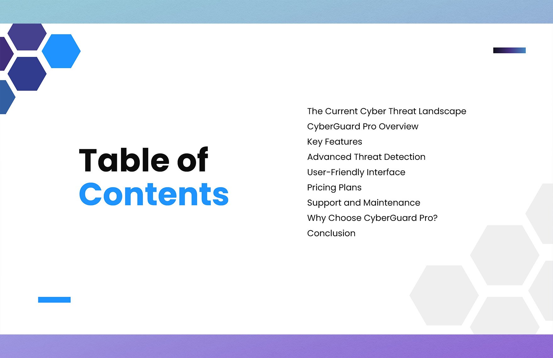 Cyber Security Sales Pitch Template