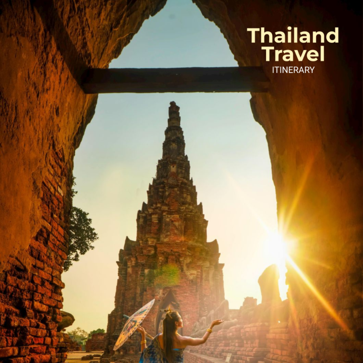 Free Thailand Travel Itinerary Template