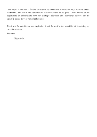 Free Cover Letter Template to Edit Online