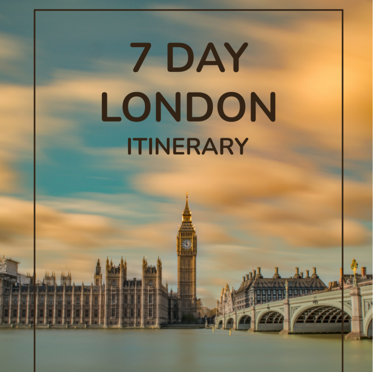 7 Day London Itinerary Template - Edit Online & Download