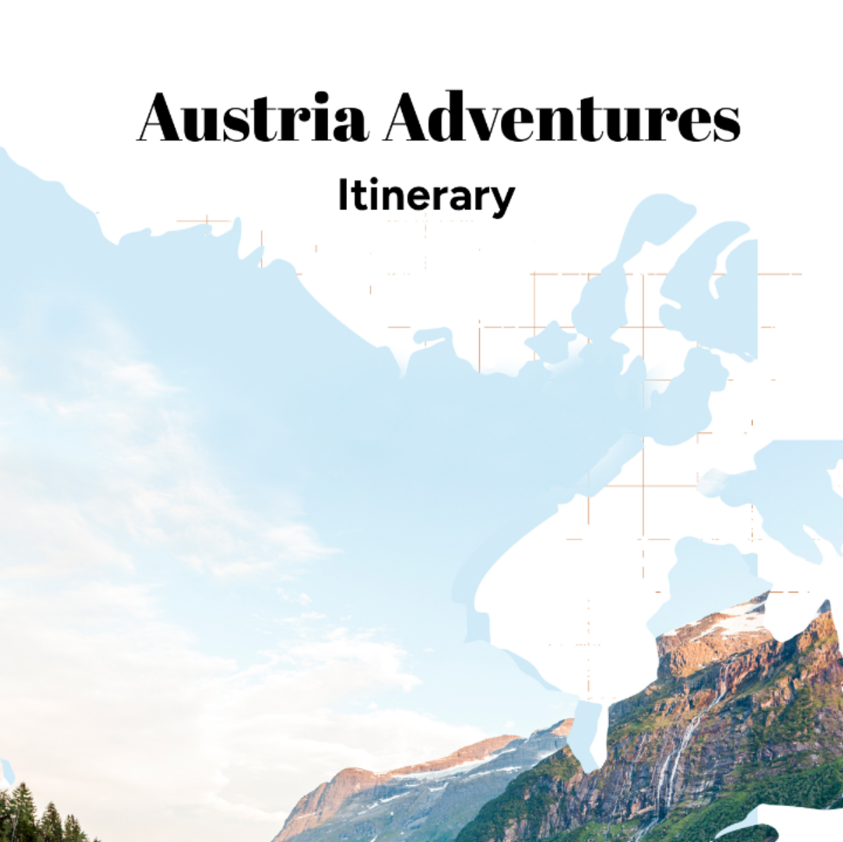 Free Austria Travel Itinerary Template