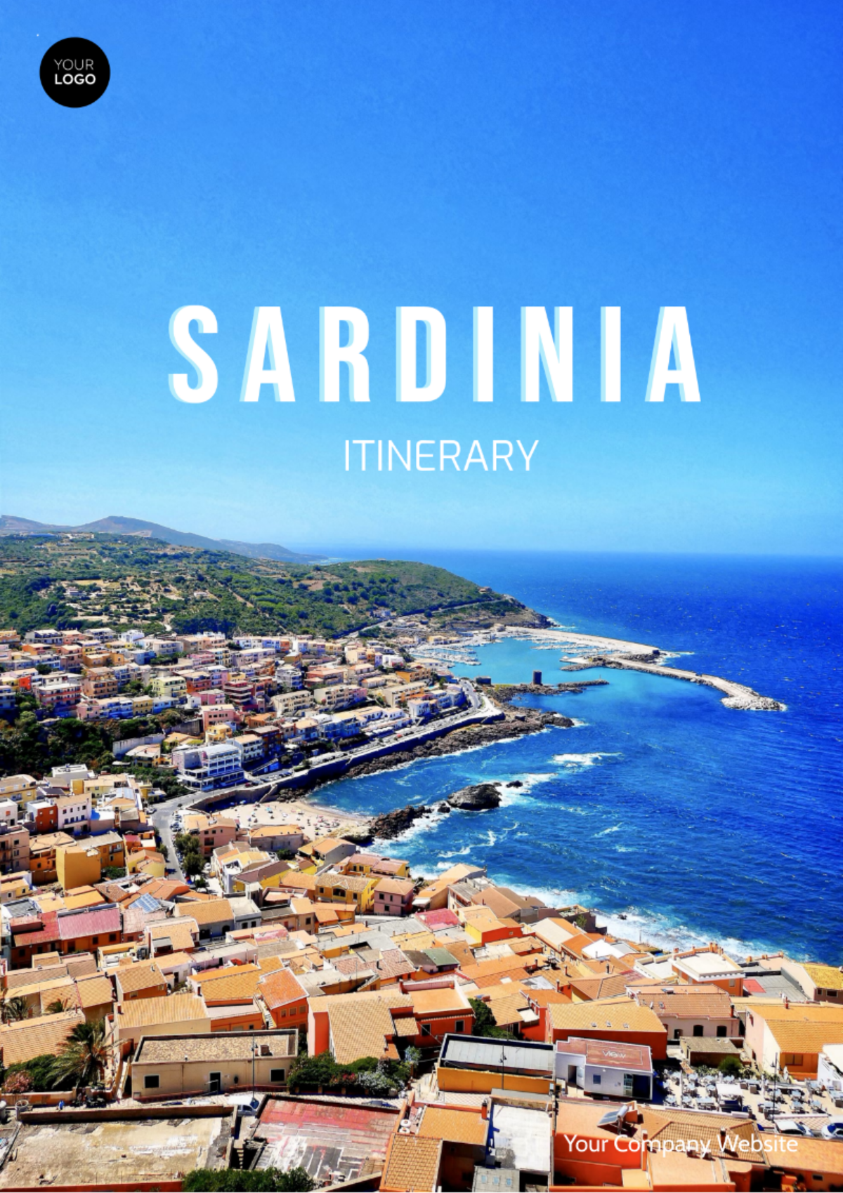 Sardinia Itinerary Template - Edit Online & Download