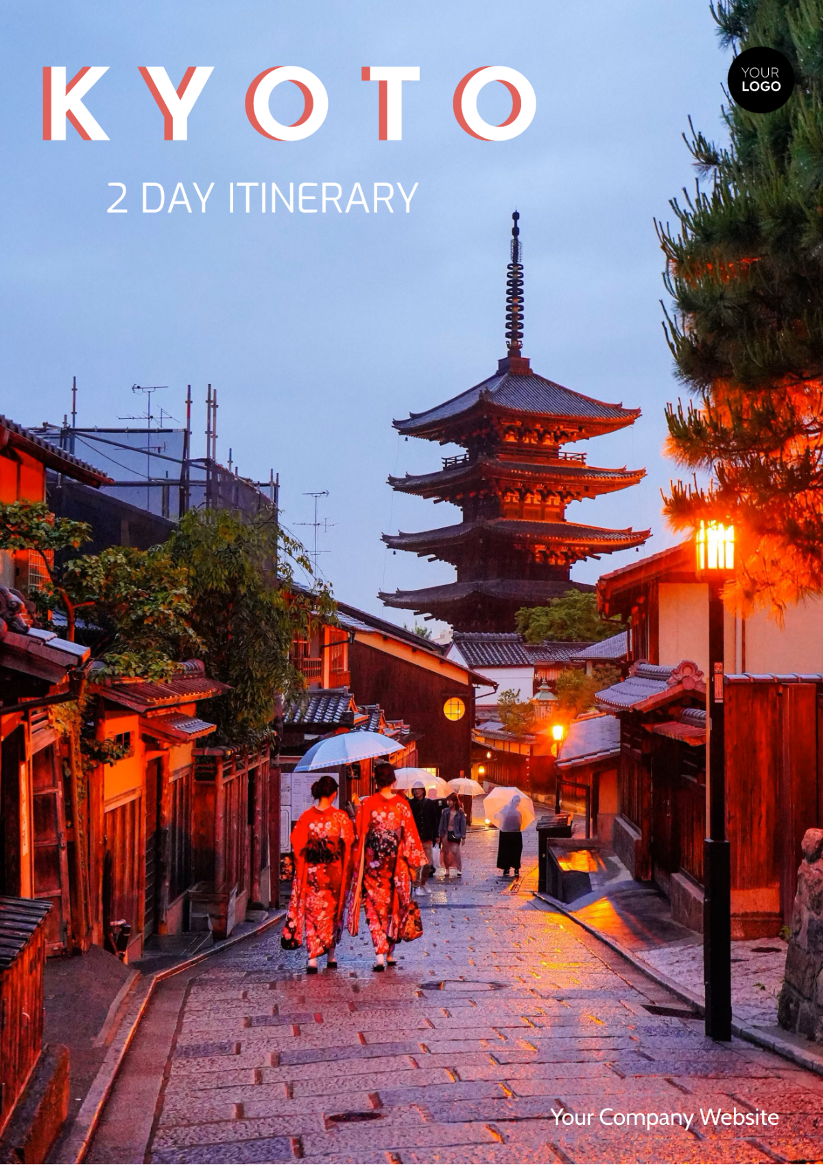 2 Day Kyoto Itinerary Template - Edit Online & Download