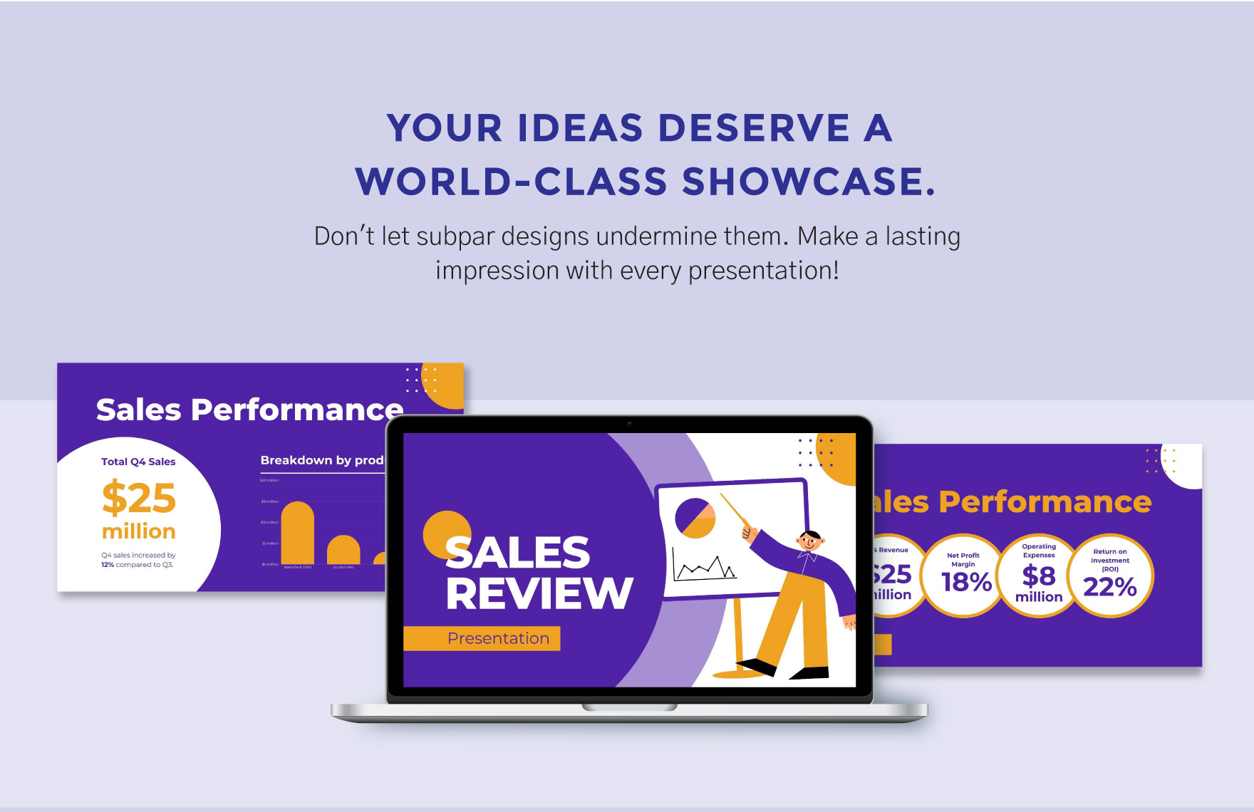 Sales Review Presentation Template