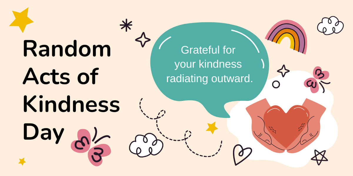  Random Acts of Kindness Day X Post Template
