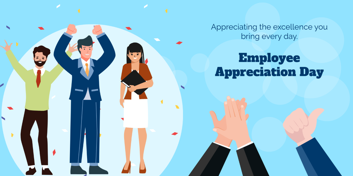 Free Global Employee Appreciation Day X Post Template