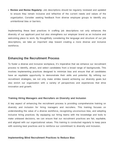 Free Diverse Candidate Sourcing Guide HR Template to Edit Online