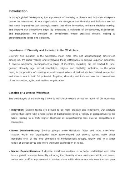 Free Diverse Candidate Sourcing Guide HR Template to Edit Online