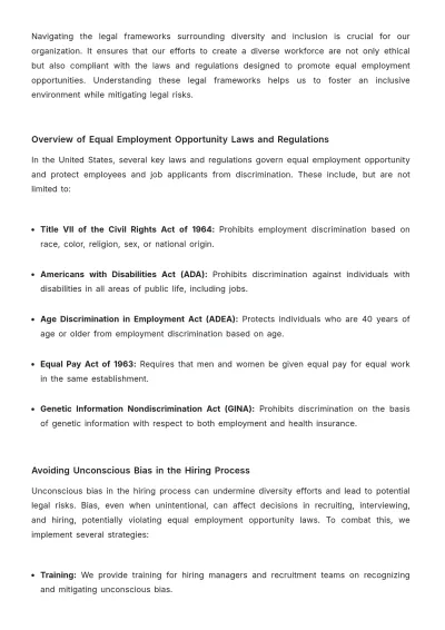 Free Diverse Candidate Sourcing Guide HR Template to Edit Online