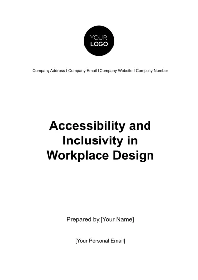 Free Accessibility and Inclusivity in Workplace Design HR Template to Edit Online