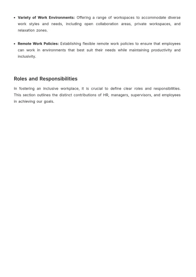 Free Accessibility and Inclusivity in Workplace Design HR Template to Edit Online