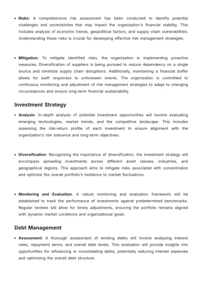 Free Account Financial Planning Document Template to Edit Online