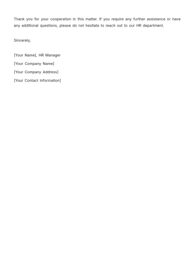 Free Wage Deduction Authorization HR Template to Edit Online