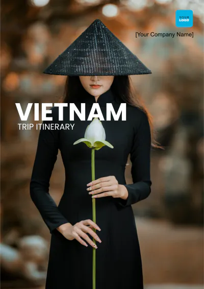 Free Vietnam Trip Itinerary Template to Edit Online