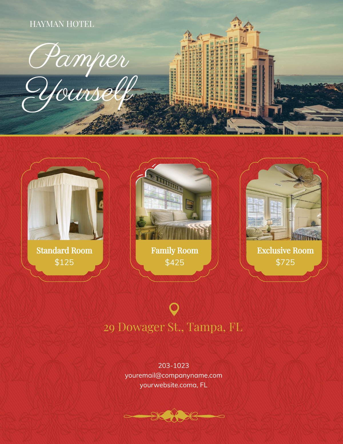 Luxury Hotel Flyer