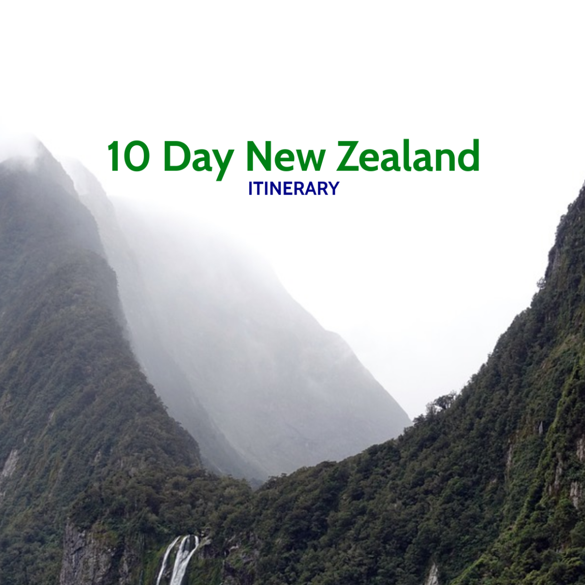 10 Day New Zealand Itinerary Template - Edit Online & Download