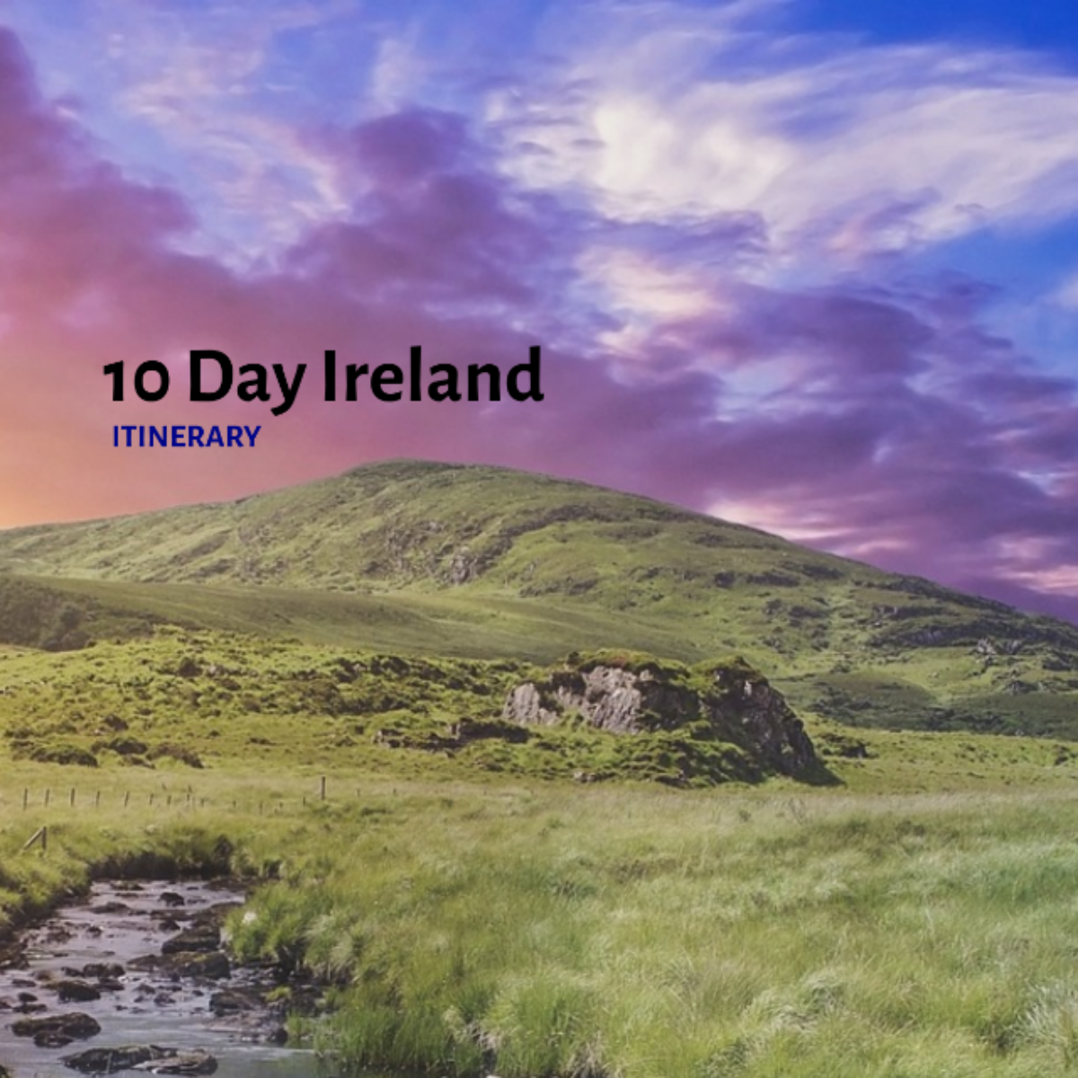 10 Day Ireland Itinerary Template - Edit Online & Download