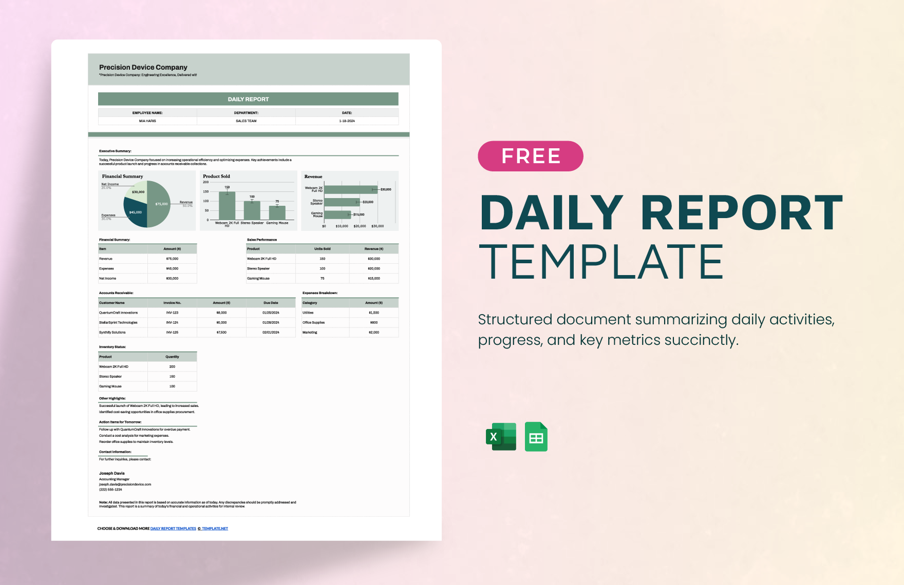 Progress Report Template In Excel Google Sheets Download Template Progress Report Template In Excel Google Sheets Download Template