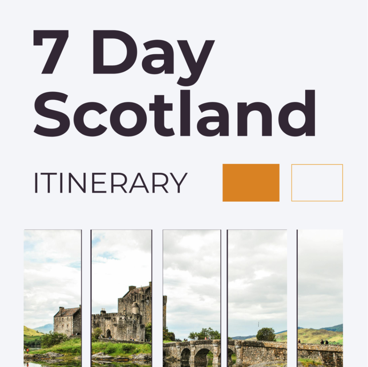 7 Day Scotland Itinerary Template - Edit Online & Download