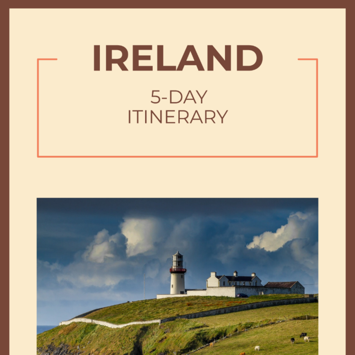 5 Day Ireland Itinerary Template - Edit Online & Download