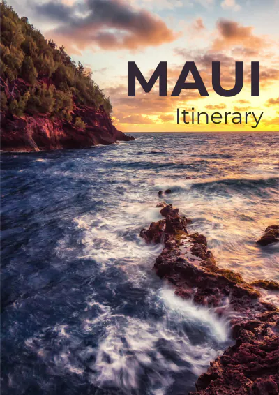 Free Maui Itinerary Template to Edit Online